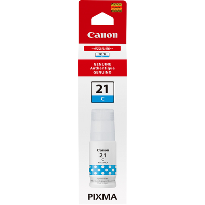 GI-21 Cyan Ink Bottle SKU 4537C001 Canon