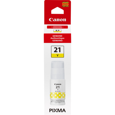 GI-21 Yellow Ink Bottle SKU 4539C001 Canon