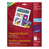 3270 WHITE MAGNET SHEETS, 8 1/2" X 11", 5 SHEETS/ENV. Avery