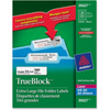 35027 FILING LABELS, TRUEBLOCK, 37/16" X 15/16", EXTRA LARG Avery