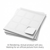 Avery Laser/Inkjet Square Business Cards w Rounded Corners, Matte White, 2? x 2?", 20 sheets/env, 180 cards/env Avery