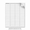 8195 WHITE, EASY PEEL, 1 3/4" X 2/3", PERMANENT,  25 SHEETS/ Avery