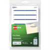 2325 Avery? File Folder Labels for Laser and Inkjet Printers, 3?" x ?"  Blue / Permanent Avery