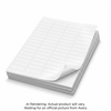 WHITE, EASY PEEL, 1 3/4" X  1/2", PERMANENT,  10 SHEETS Avery