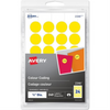 2346 Avery? Removable Colour Coding Labels for Laser and Inkjet Printers, ?"  Yellow / Removable Avery