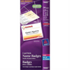 74465 NAME BADGE KIT, CORD STYLE, 4" X 3", 24/BOX Avery