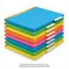 Avery Hand-write Big Tab Write & Erase Dividers 8 Tab, 1 Set, Bright Colours, Big Tab Avery
