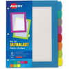 Avery Print or Write Big Tab UltraLast Dividers, 8 Tab Multi-Colour, 1 Set Avery