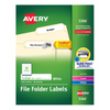5366 FILING LABELS, TRUEBLOCK, 37/16" X 2/3", PERMANENT, WH Avery