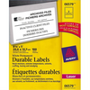 6579 TRUEBLOCK DURABLE I.D. LABELS, 8 1/8" X 5", PERMANENT, Avery