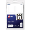 2374 Avery? Multi-Purpose Removable Labels for Laser and Inkjet Printers, 1?" x 1?"  Removable Matte White Paper / White / Removable Avery