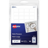 Avery? Multi-Purpose Removable Labels for Laser and Inkjet Printers, ?" x ?"  Removable Matte White Paper / White / Removable Avery