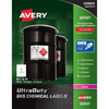 Avery Laser Ultraduty Industrial Labels 8?" x 11", Permanent, White, 50 sheets/box, 50 labels/box Avery