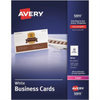 5911 PERFORATED BUSINESS CARDS, WHITE, 2" X 3 1/2", 250 SHEE Avery
