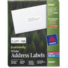 48460 ECO WHITE MAILING LABEL, PERMANENT, 1" X 2 5/8", 100 S Avery
