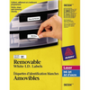 6504 I.D. LABELS, 1 3/4" X  1/2", REMOVABLE, 10 SHEETS/ENV., Avery