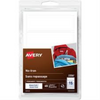 2375  Avery? White No-Iron Fabric Labels Handwrite, ?" x 1?",  White / Permanent Avery