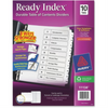 11134 READY INDEX TABLE OF CONTENTS DIVIDERS, 10 TAB, 1 SET, Avery