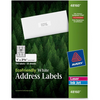 48160 ECO WHITE MAILING LABEL, PERMANENT, 1" X 2 5/8", 25 SH Avery