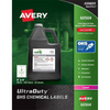 Avery Laser Ultraduty Industrial Labels 4" x 4", Permanent, White, 50 sheets/box, 200 labels/box Avery