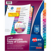 11143 READY INDEX TABLE OF CONTENTS DIVIDERS, 15 TAB, 1 SET, Avery