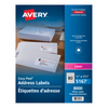 5167 WHITE, EASY PEEL, 1 3/4" X  1/2", PERMANENT,  100 SHEET Avery