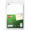 2327 Avery? File Folder Labels for Laser and Inkjet Printers, 3?" x ?  White / Permanent Avery