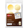 Avery Notarial / Legal Seals 1-15/16" Diameter, Permanent, Gold Foil, 60/pkg Avery