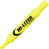 83507 HILITER DESK STYLE, 12/BOX, FLUORESCENT YELLOW, INDIV Avery
