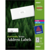 48860 ECO WHITE MAILING LABEL, PERMANENT, 1" X 2 5/8", 10 SH Avery