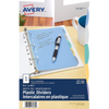 16180 5 1/2" X 8 1/2", DURABLE WRITEON PLASTIC DIVIDER, MUL Avery