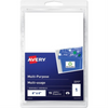 Avery? Multi-Purpose Removable Labels for Laser and Inkjet Printers, 6" x 4"  Removable Matte White Paper / White / Removable Avery