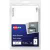 2315 Avery? Multi-Purpose Removable Labels for Laser and Inkjet Printers, 2" x 3"  Removable Matte White Paper / White / Removable Avery