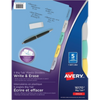 WRITEON DIVIDERS, 5 TAB, 1 SET, MULTICOLOUR DURABLE Avery