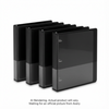 Avery View 4-Pack of 1" Durable View Binder, Black, Gap Free D-Ring, 220 sheet capacity Avery