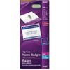 NAME BADGE KIT, CLIP STYLE, GARMENT FRIENDLY, 2 1/4" X Avery