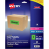 05933 HIGH VISIBILITY LASER FLUORESCENT GREEN SHIPPING LABEL Avery