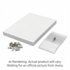 NAME BADGE KIT, WITH CLIP 4" X 3", 6/SHEET, 75/BOX Avery