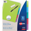 23180 Avery PAPER DIVIDER ASST BTWO 5T1SET Avery