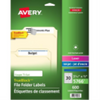 5766 FILING LABELS, TRUEBLOCK, 37/16" X 2/3", PERMANENT, BL Avery