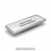 Avery Laser The Mighty Badge? Reusable Name Badge Kit Silver, 1" x 3", 50 badges/box Avery
