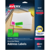 5979 HIGH VISIBILITY, 2 5/8" X 1" ASSORTED NEON COLOURS, PER Avery