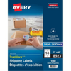 8923 WHITE, TRUEBLOCK, 4" X 2", PERMANENT,  10 SHEETS/ENV., Avery
