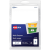 2316 Avery? Multi-Purpose Removable Labels for laser and inkjet printers, 2" x 4"  Removable Matte White Paper / White / Removable Avery