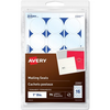Avery Mailing Seals 1" Diameter, Permanent, Clear, 75/pkg Avery