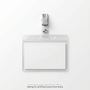 Avery Holder + Garment-friendly Clip on strap, Horizontal orientation, 2?" x 3?", 50/box Avery