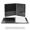 Avery View 2" Durable View Binder, Black, Gap Free D-Ring, 500 sheet capacity Avery