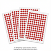 PAPER LABEL CC RND RED 192U4S Avery