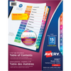READY INDEX TABLE OF CONTENTS DIVIDERS, 15 TAB, 6 SETS Avery