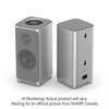 Sharp HT-SPR52021-SL 2.0.2 Wireless Rear Surround Speakers ? 200W Peak Power, Satin Silver SHARP Canada